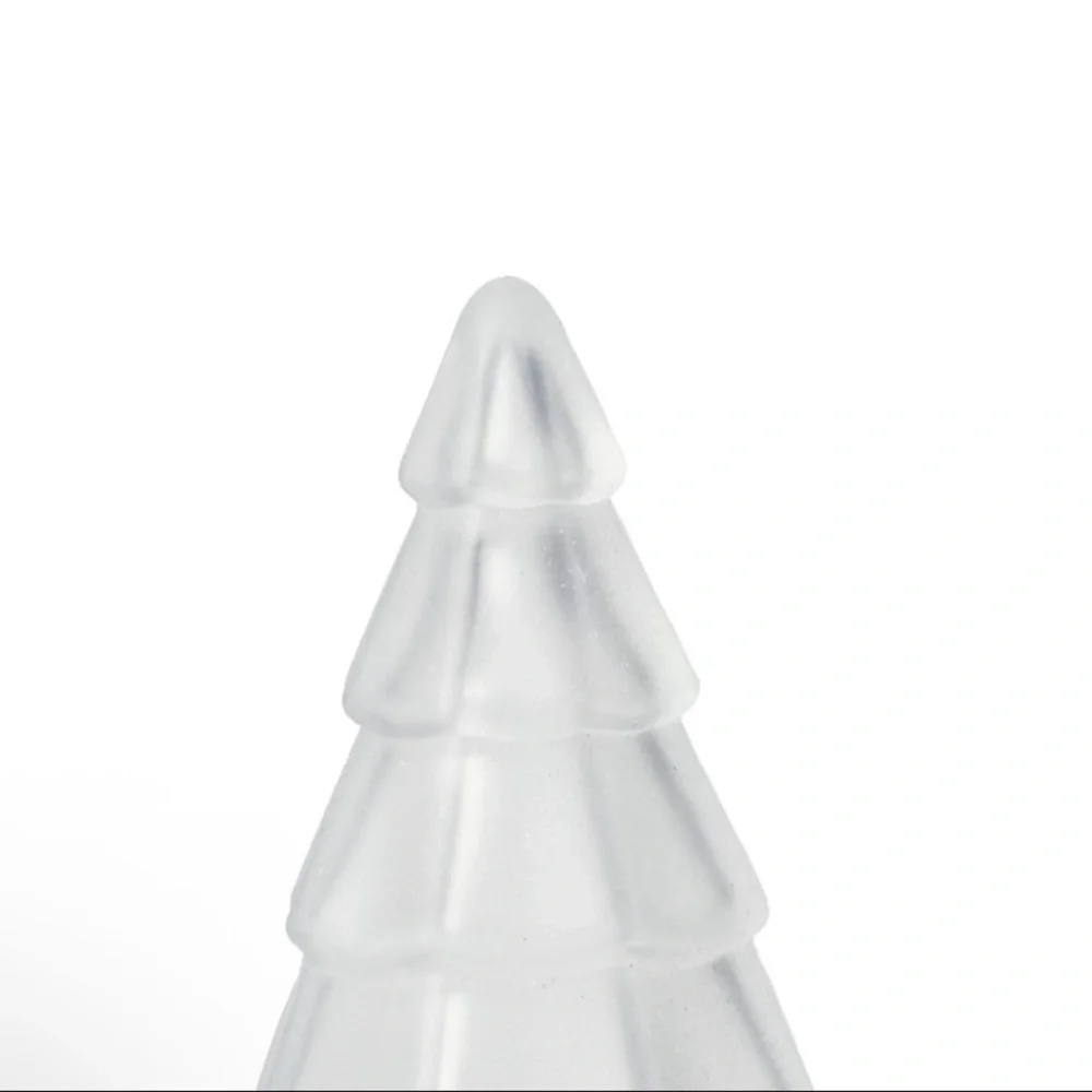 Glass LED Tree in Matte White from Target Bullseye Playground Holiday 2025, New!